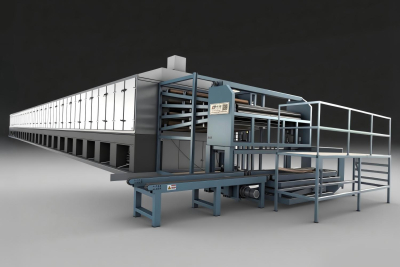 4 deck biomass veneer dryer