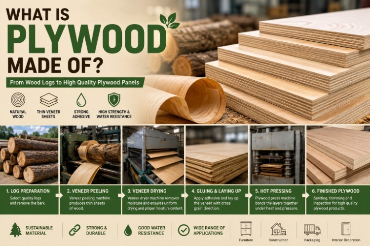 What is Plywood Made of