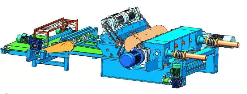 bóc ván mỏng xoay