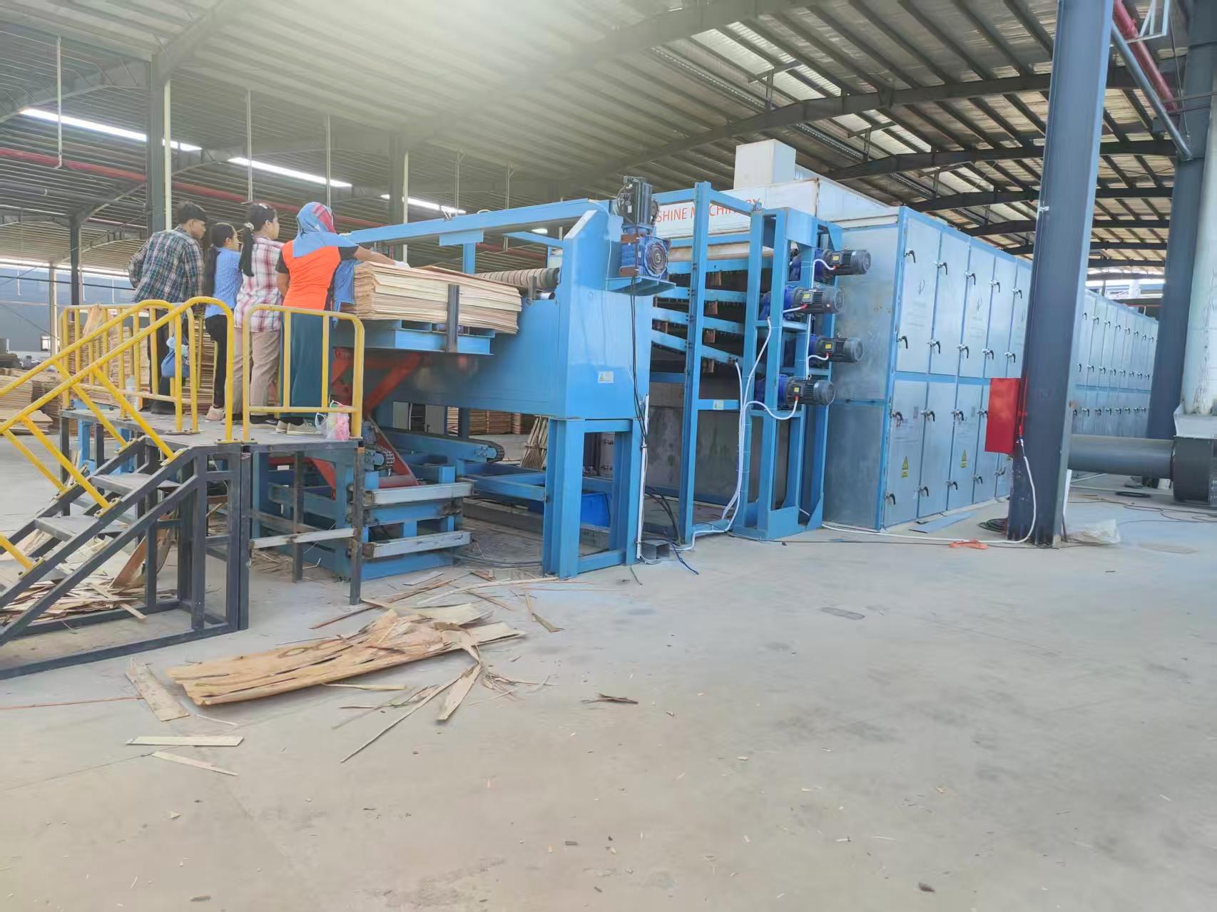 เครื่องอบแห้งแผ่นไม้อัดเงางาม เครื่องอบแห้งแผ่นไม้อัดเงางาม