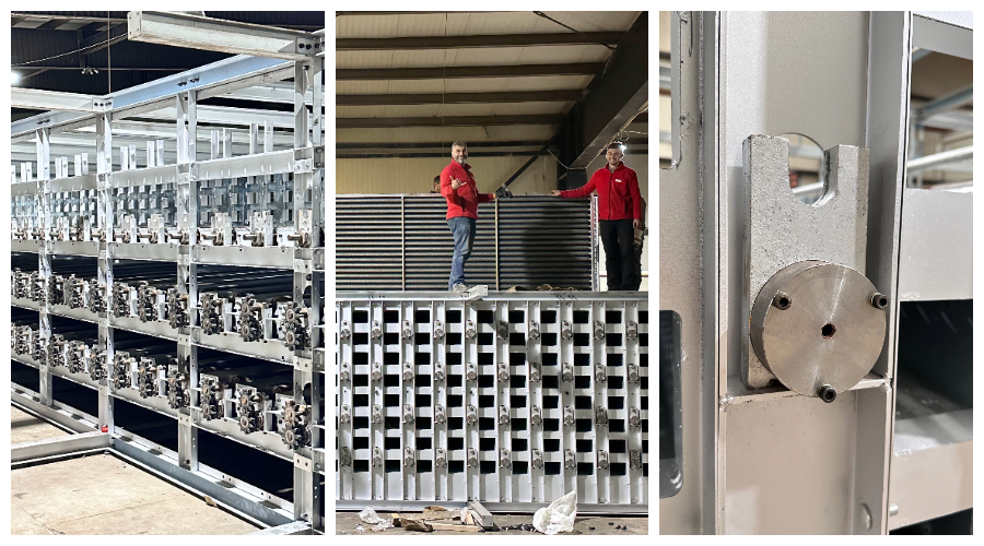 Máquina de secagem de folheados