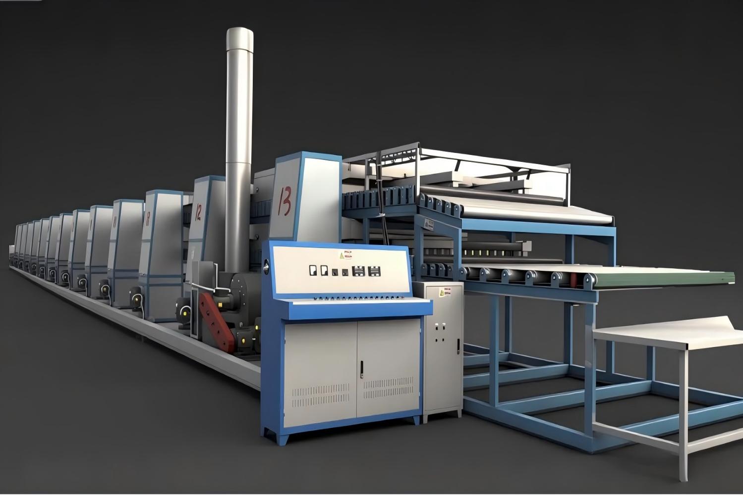 2 decks roller dryer