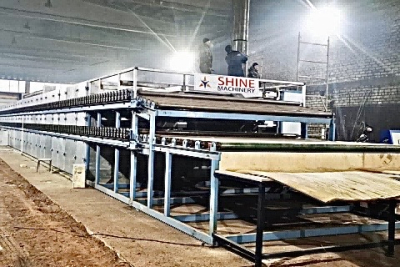 2 decks roller dryer