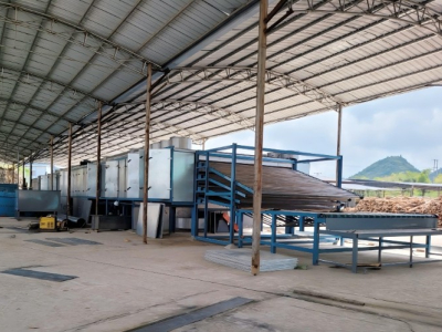 Эффективная сушилка для шпона для деревообрабатывающей промышленности