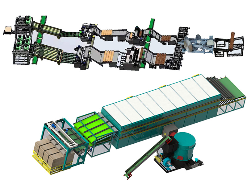 dây chuyền sản xuất ván ép