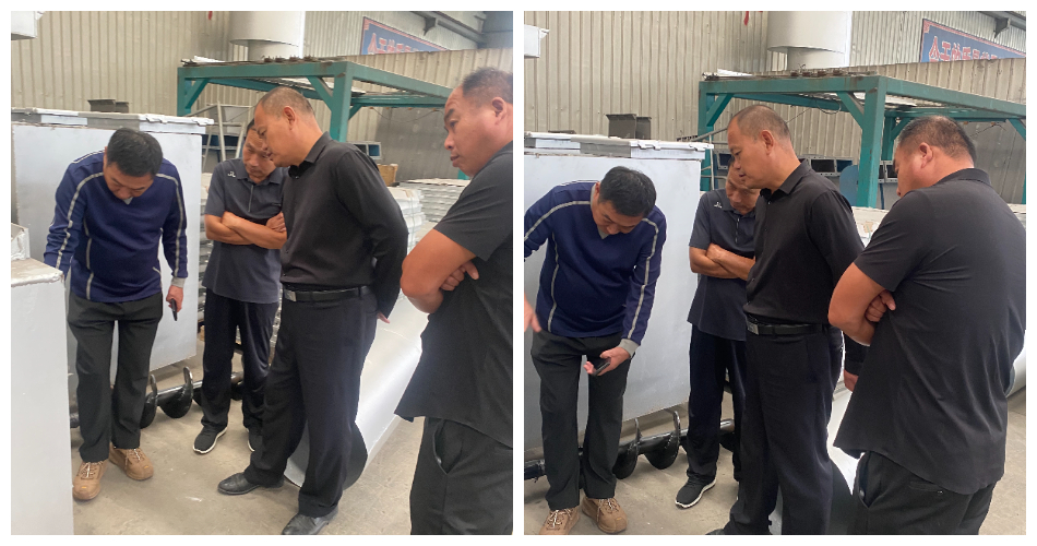 Visita do cliente Shine ao secador de folheados Visita do cliente Shine ao secador de folheados